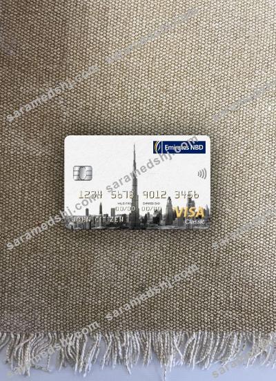 UAE Dubai Emirates NBD bank visa classic photolook front